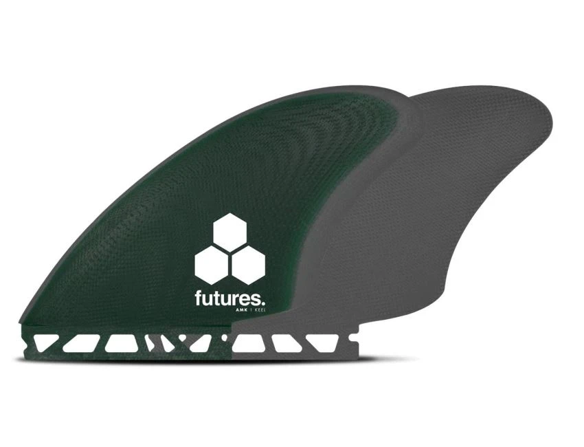 AM Keel Fiberglass - Green / Grey - Twin - L 1 AM Keel Fiberglass - Green / Grey - Twin - L