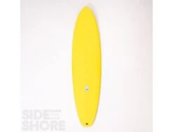 Egg Not - Mid - 7'4" X 21.50" X 2.78" - 49 L - Single US Box + Quad - Jaune -F-One Soldes Boutique egg not mid 74 x 2150 x 278 49 l single us box quad al merrick 19