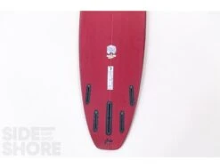 Egg Not - Mid - 7'4" X 21.50" X 2.78" - 49 L - Single US Box + Quad - Red -F-One Soldes Boutique egg not mid 74 x 2150 x 278 49 l single us box quad red rusty surfboards 19