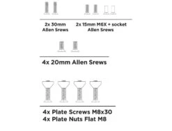 Screw Set For Foil Hydros -F-One Soldes Boutique screw set for foil hydros mfc 2